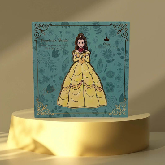 Belle Complexion Palette by Disney Princess with Belle illustration