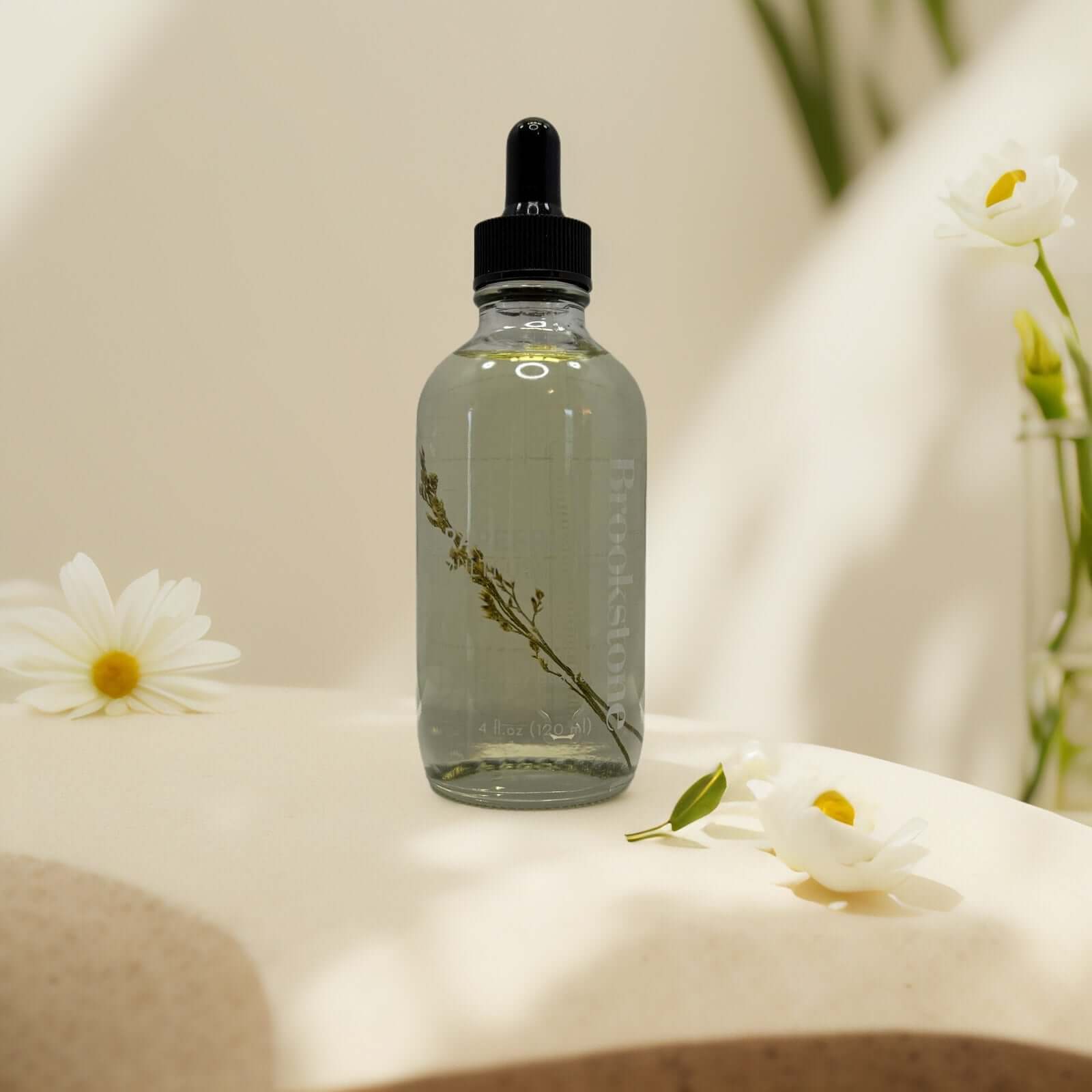 Grapefruit Multi-Use Oil by Brookstone in glass dropper bottle