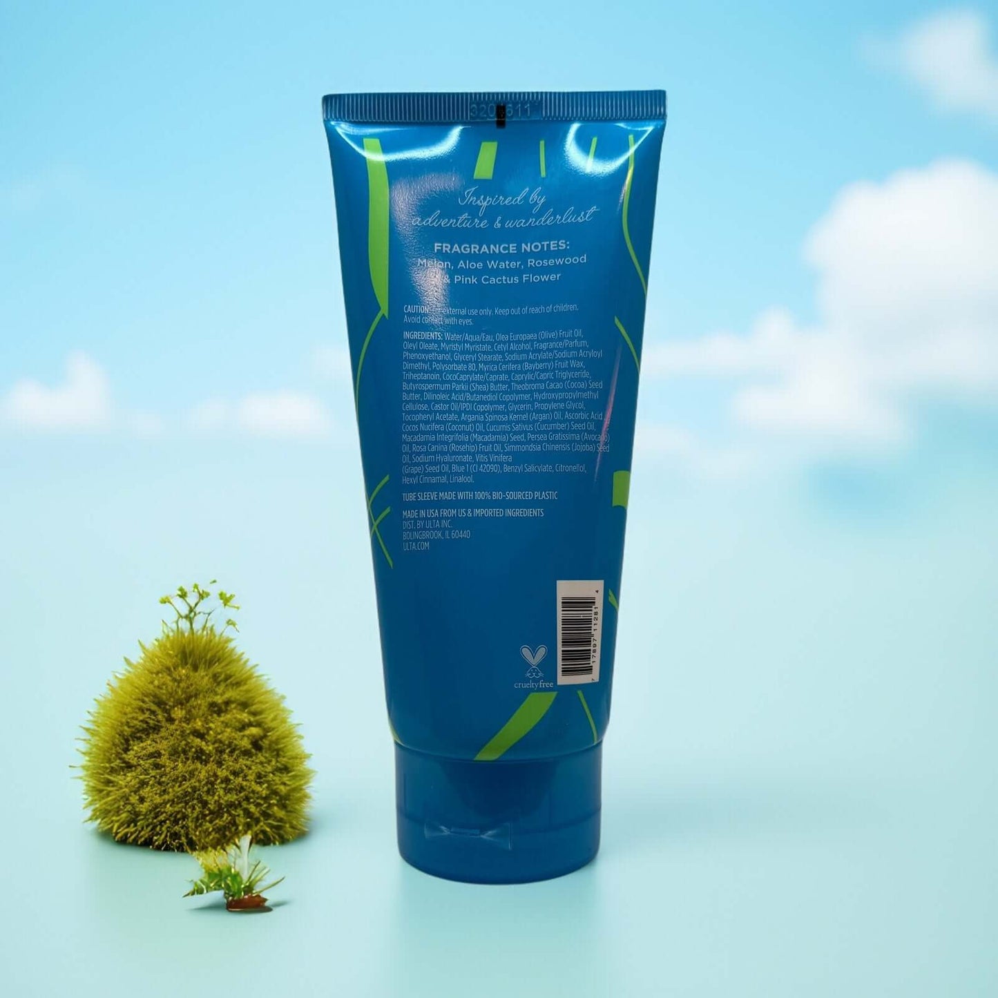 WHIM by Ulta Beauty Sparkling Cloud Body Butter tube with blue design