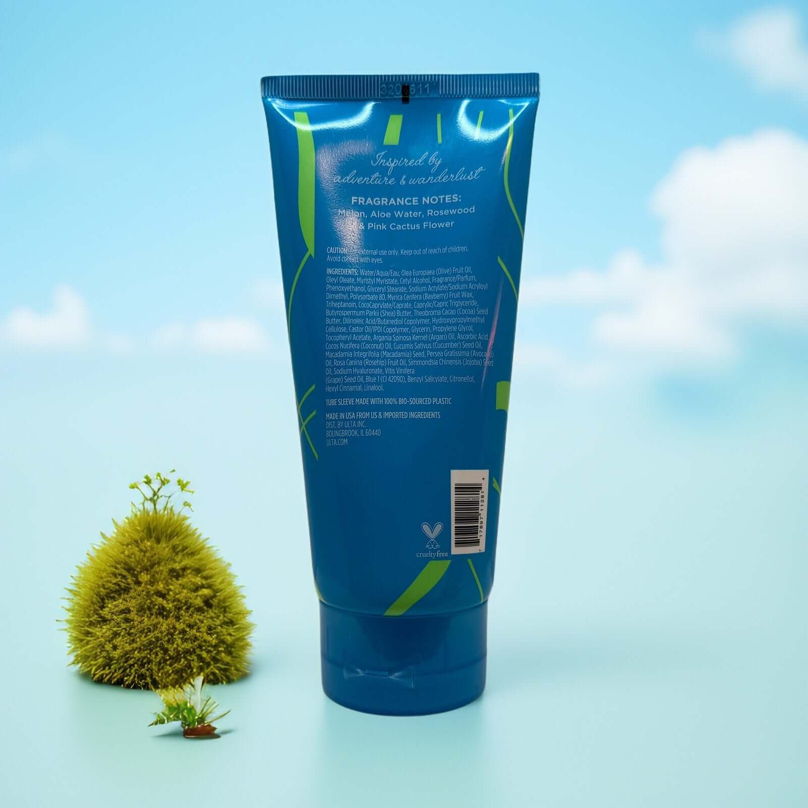 WHIM by Ulta Beauty Sparkling Cloud Body Butter tube with blue design