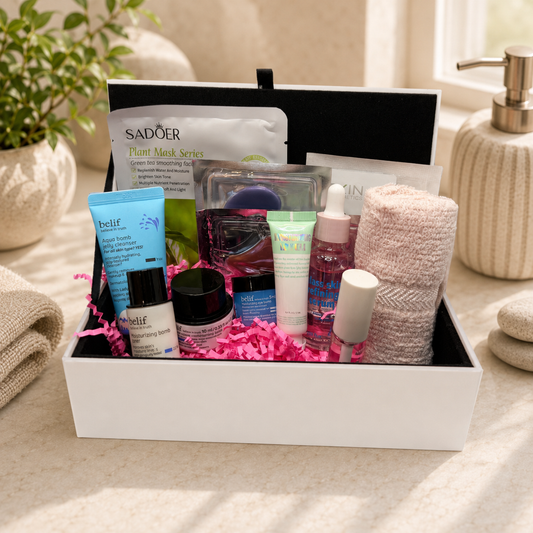 One of a Kind Curated Gift Box with a Handmade Skincare Product by Queen City Skincare