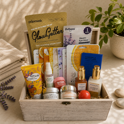 One of a Kind Curated Gift Box with a Handmade Skincare Product by Queen City Skincare