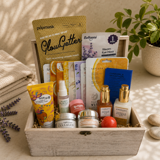 One of a Kind Curated Gift Box with a Handmade Skincare Product by Queen City Skincare