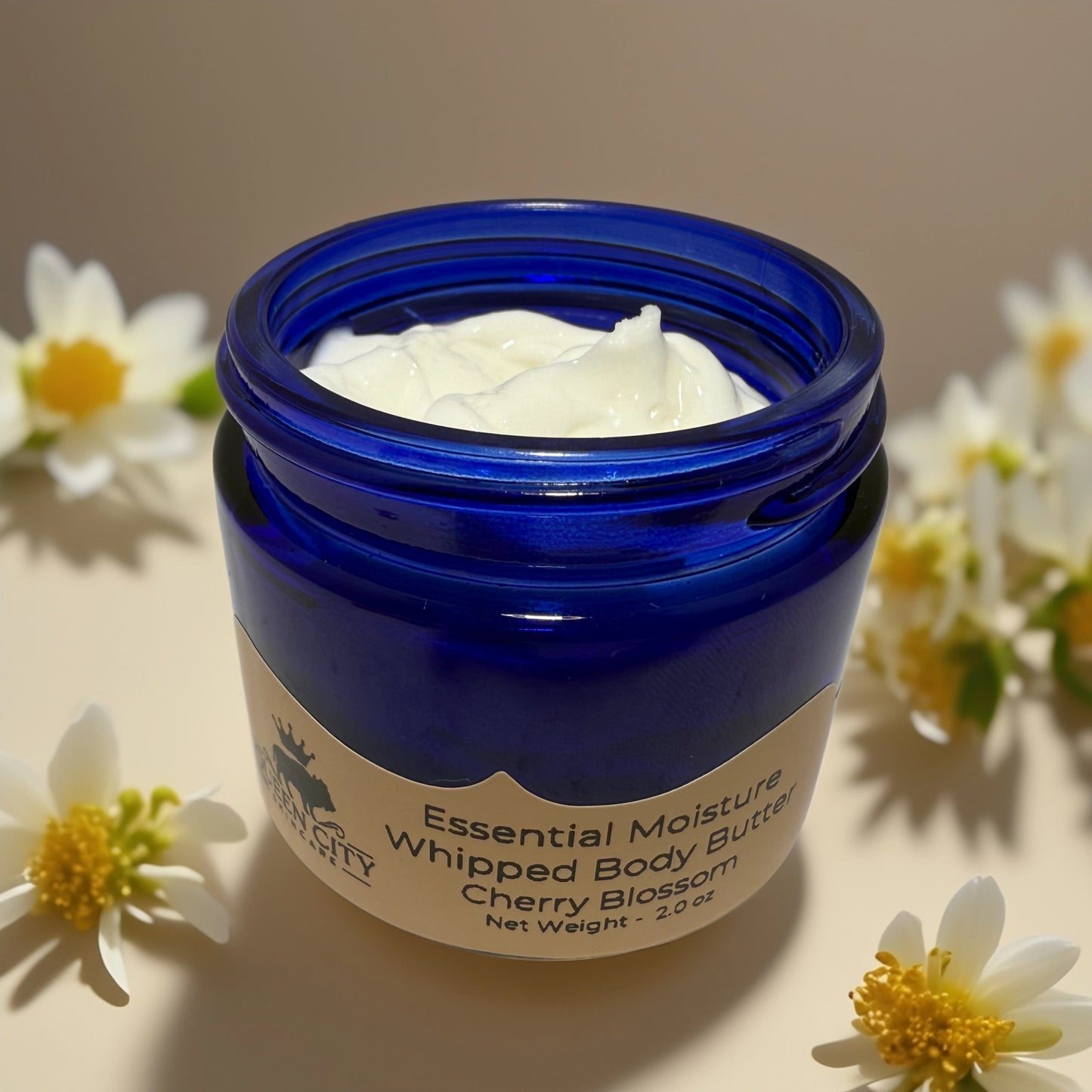 Cherry Blossom Whipped Body Butter from QCS Essential Moisture - 2 fl oz
