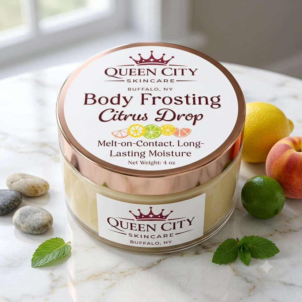 Post-Shower Hydration | Citrus Drop Body Frosting by Queen City Skincare
