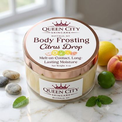 Post-Shower Hydration | Citrus Drop Body Frosting by Queen City Skincare