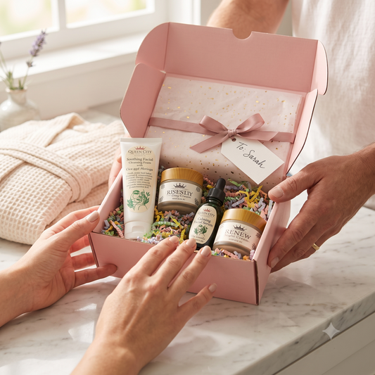 Handcrafted Queen City Self Care Box - Custom Luxury Face, Bath & Body Kits