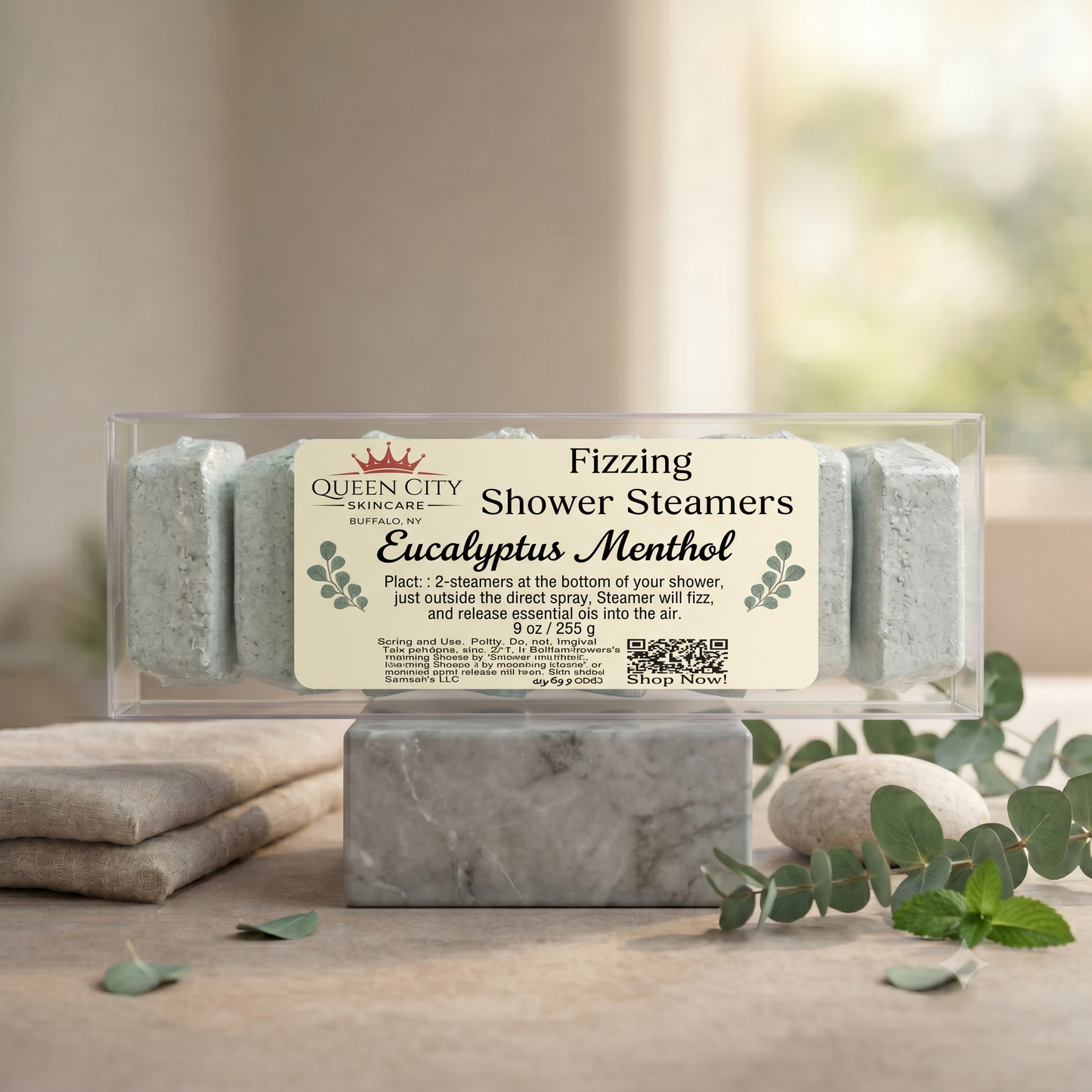 Shower away Stress | Handcrafted, Small-batch Shower Steamers from QCS