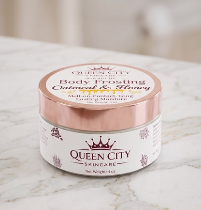 Post-Shower Hydration | Oatmeal & Honey Body Frosting by Queen City Skincare