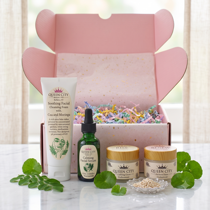 Handcrafted Queen City Self Care Box - Custom Luxury Face, Bath & Body Kits