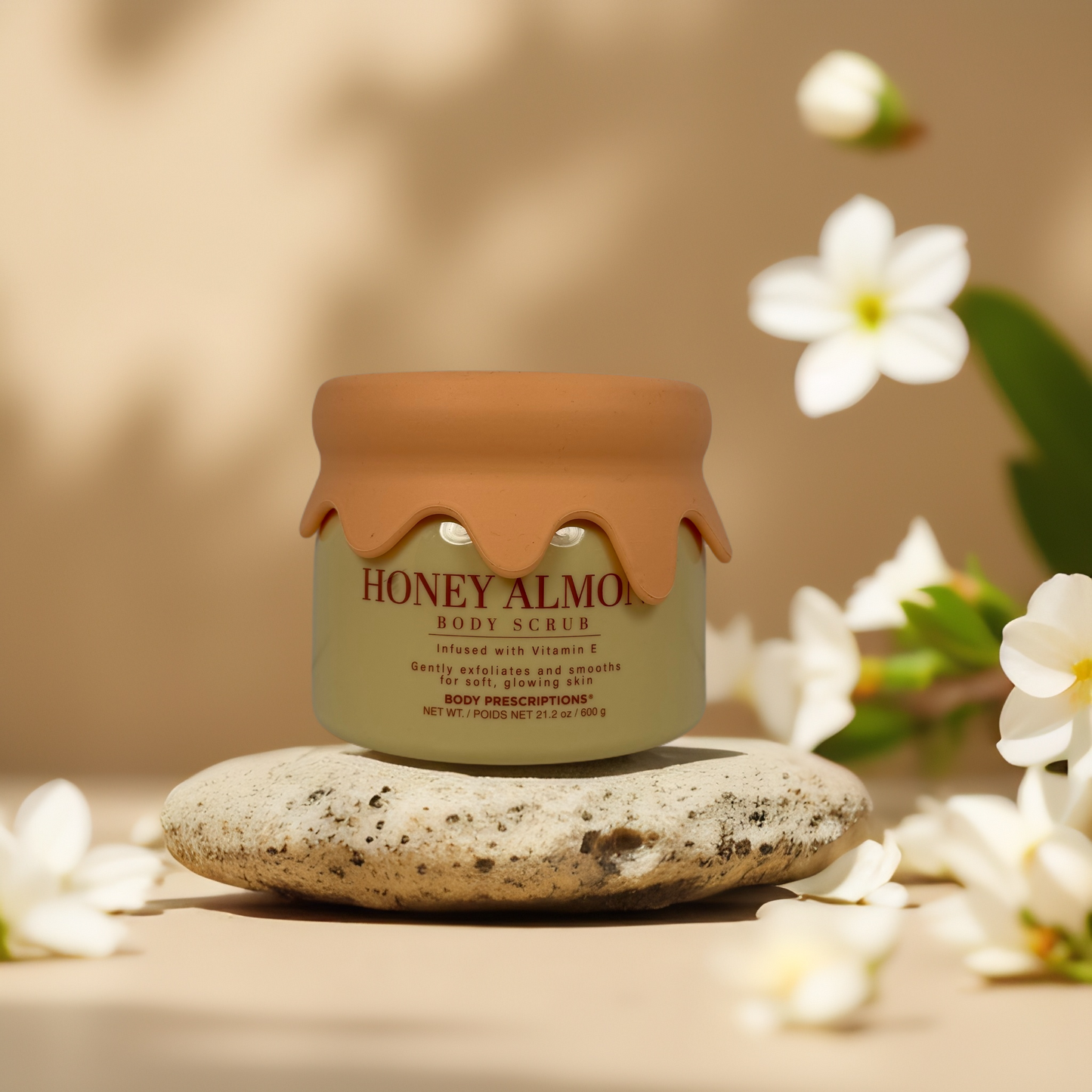 Nourishing Glow | Honey Almond Body Scrub from Body Prescriptions – 21.2 fl oz