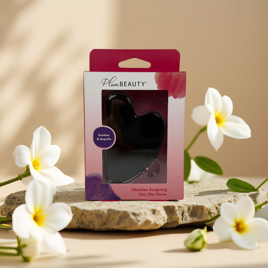Lift & Soothe | Obsidian Facial Gua Sha Tool from Plum Beauty
