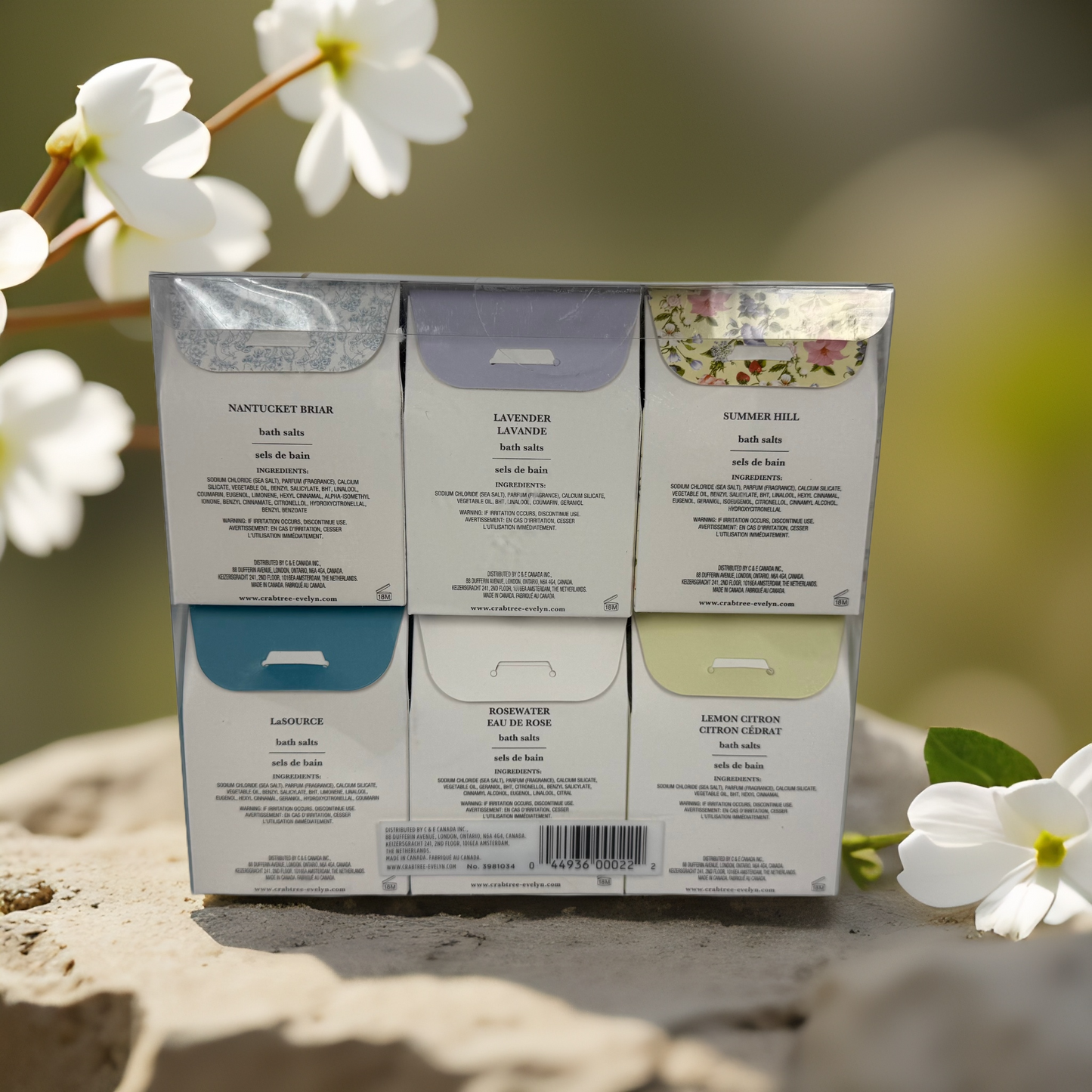 Aromatherapy Relaxation | Bath Salts Collection by Crabtree & Evelyn – 6 x 3.5 oz