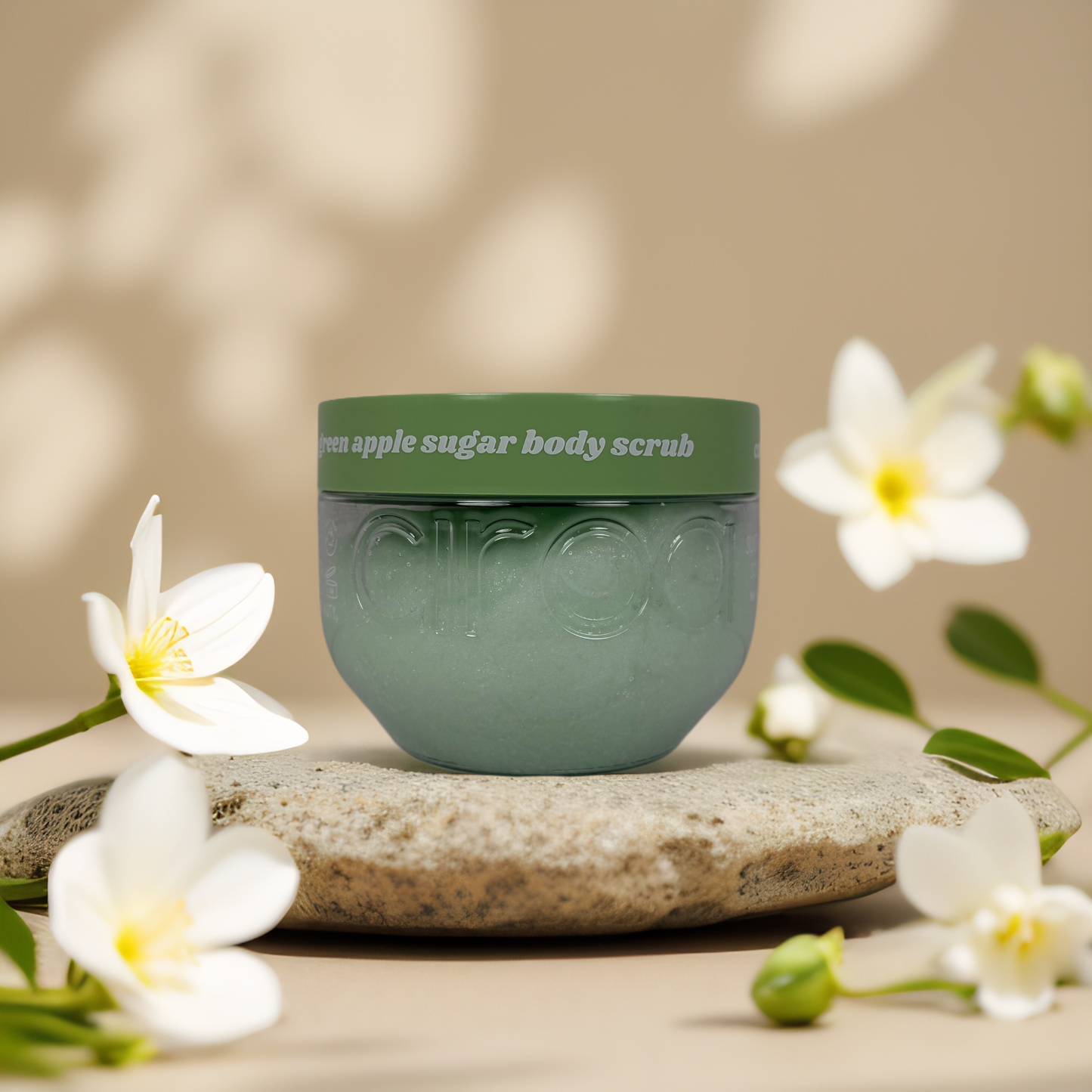Hydrating Glow | Cucumber & Green Apple Sugar Body Scrub from Circa Beauty – 21.2 fl oz