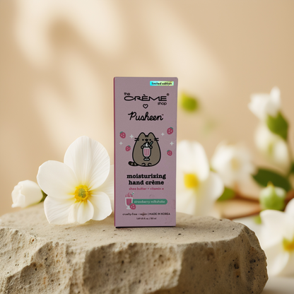 Soft Hydration | Pusheen Strawberry Milkshake Hand Crème by The Crème Shop – 1.69 fl oz
