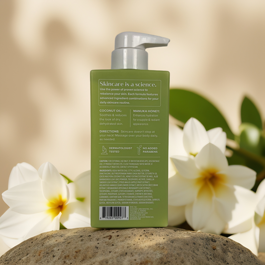 Hydrating Radiance | Coconut Oil + Manuka Honey Body Cream by Medix 5.5 – 15 fl oz