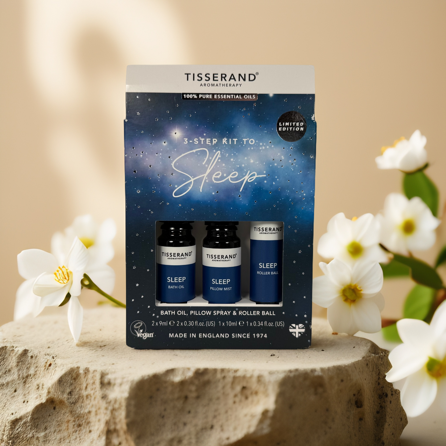 Calming Bedtime Ritual | 3-Step Sleep Kit by Tisserand Aromatherapy – 0.94 fl oz