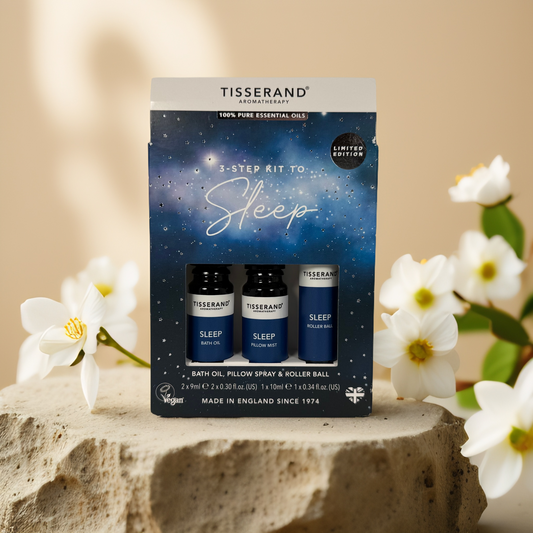 Calming Bedtime Ritual | 3-Step Sleep Kit by Tisserand Aromatherapy – 0.94 fl oz