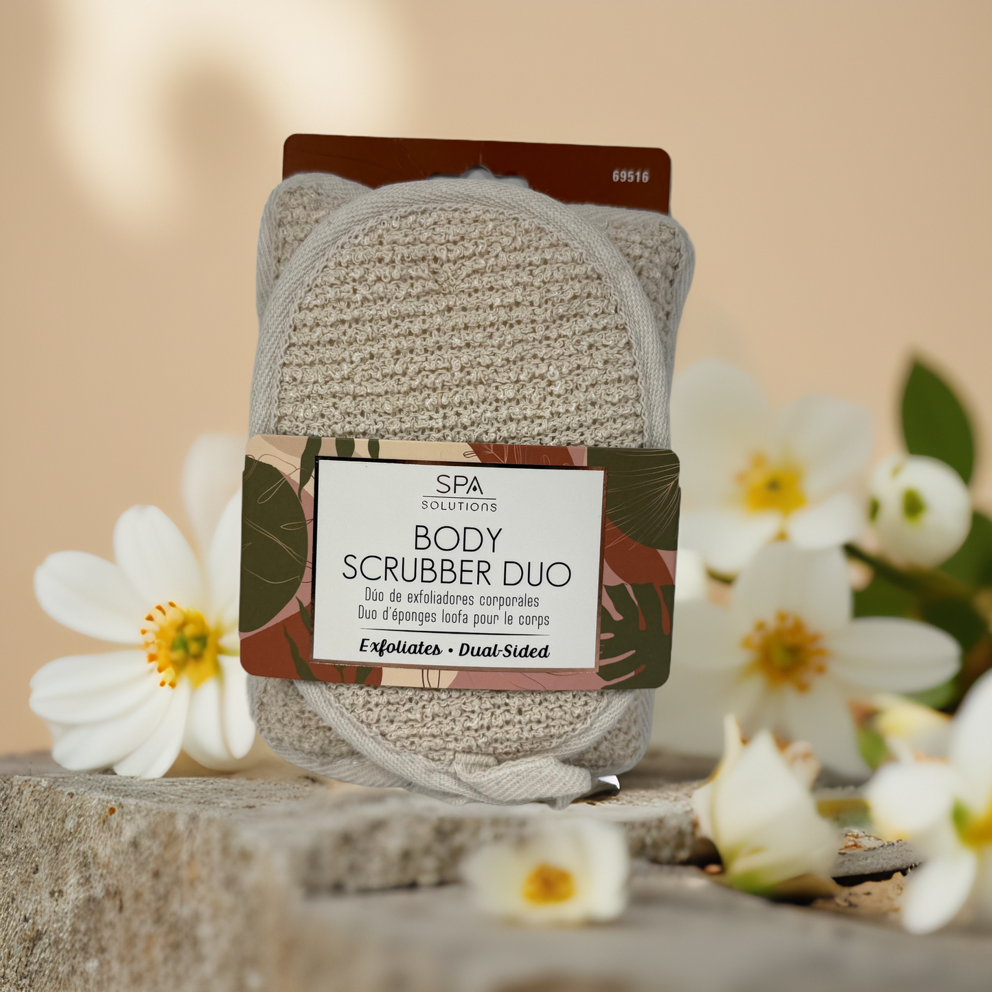 Exfoliating Comfort | Body Scrubber Duo by SPA Solutions – 2 Piece Set