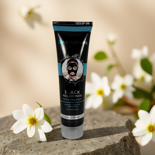 Firming Renewal | Black Peel-Off Facial Mask with Collagen from SPAscriptions – 5 oz