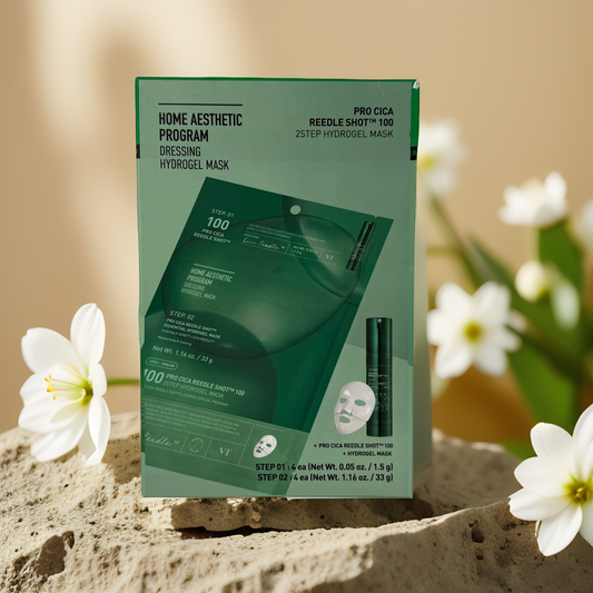 Smoothing Repair | Pro Cica Reedle Shot 100 2-Step Hydrogel Facial Mask by VT