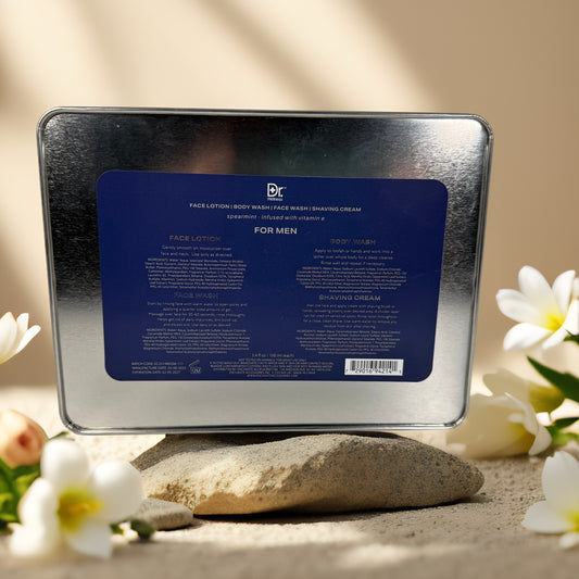 Refreshing Care | Men’s Skincare Travel Set by Dr. Wellness – 4pc / 3.4 fl oz each