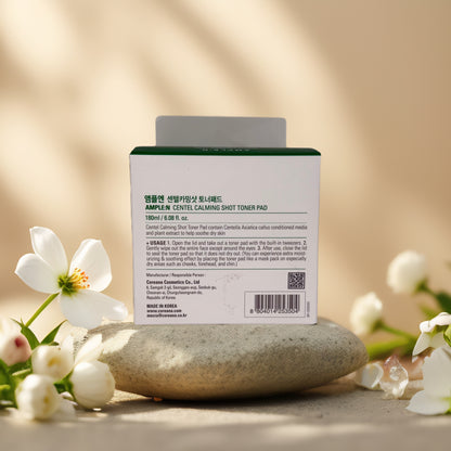 Soothing Hydration | Centel Calming Shot Toner Pads by Ample:N – 6.1 fl oz