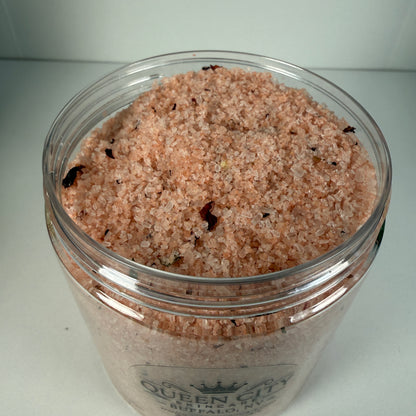 Tranquil Bloom | Peony, Rose & Lavender Bath Soak by Queen City Skincare – 8 oz