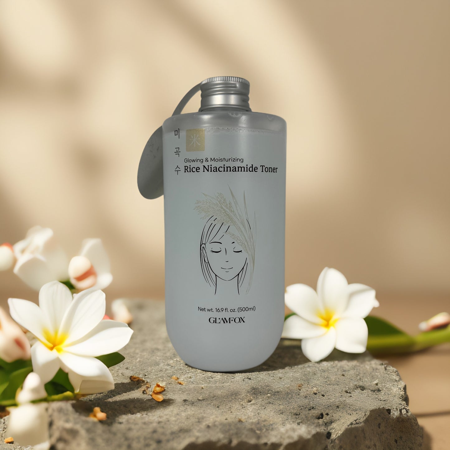 Glowing Hydration | Rice Niacinamide Toner by Glamfox – 16.9 fl oz