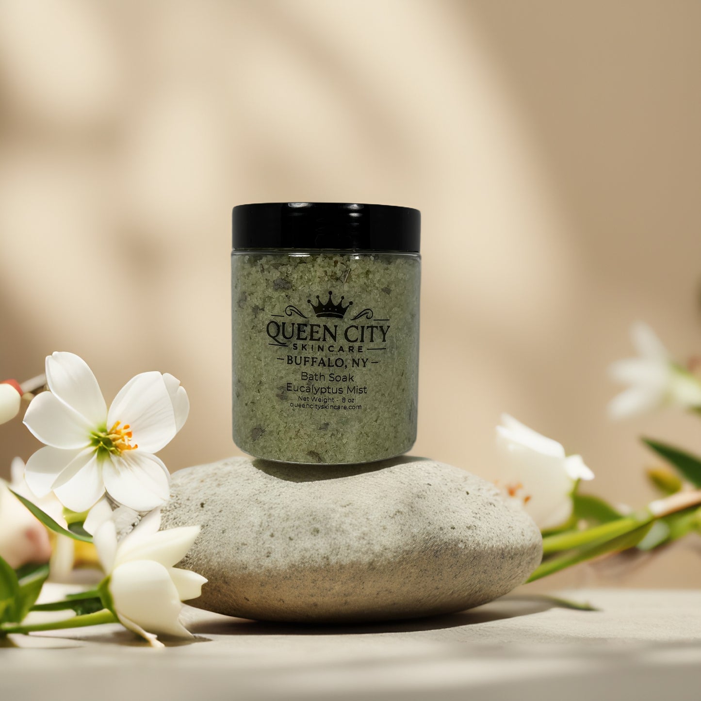 Eucalyptus Mist | Refreshing Herbal Bath Soak by Queen City Skincare – 8 oz
