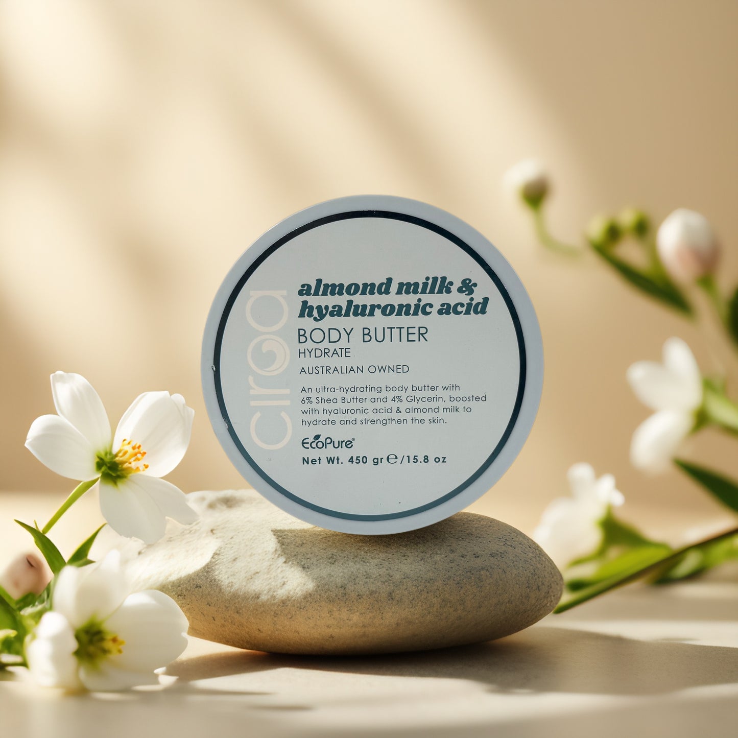 Deep Hydration | Almond Milk & Hyaluronic Acid Body Butter from Circa Beauty – 15.8 fl oz