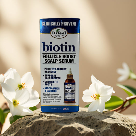 Strength & Growth | Biotin Follicle Boost Scalp Serum from Difeel – 2.5 fl oz
