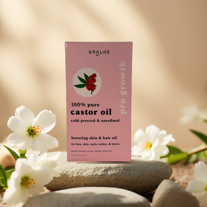 Strengthening Growth Boost | 100% Pure Castor Oil by SpaLife – 1 fl oz