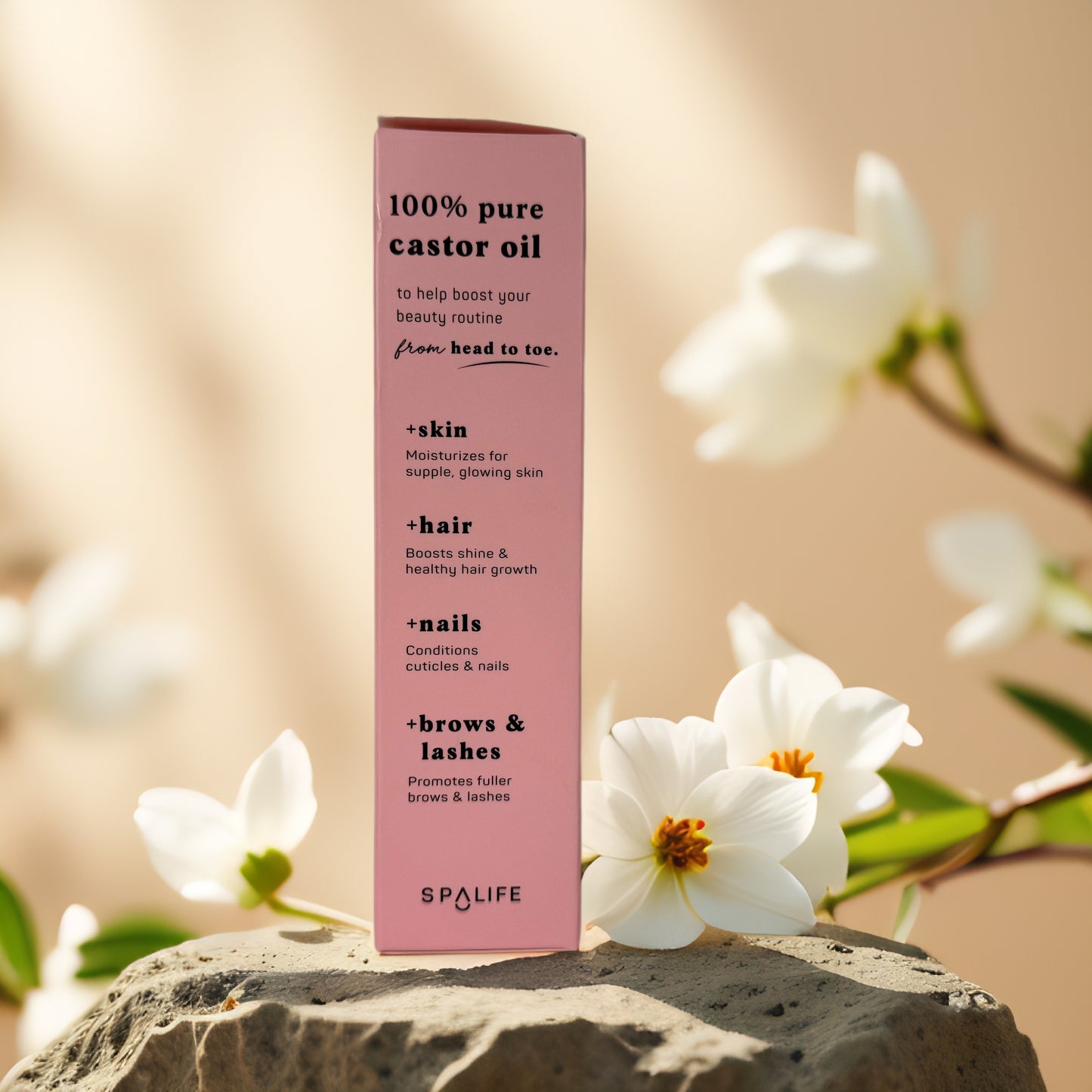 Strengthening Growth Boost | 100% Pure Castor Oil by SpaLife – 1 fl oz