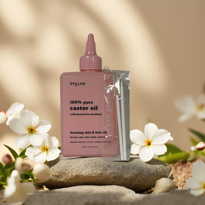 Strengthening Growth Boost | 100% Pure Castor Oil by SpaLife – 1 fl oz