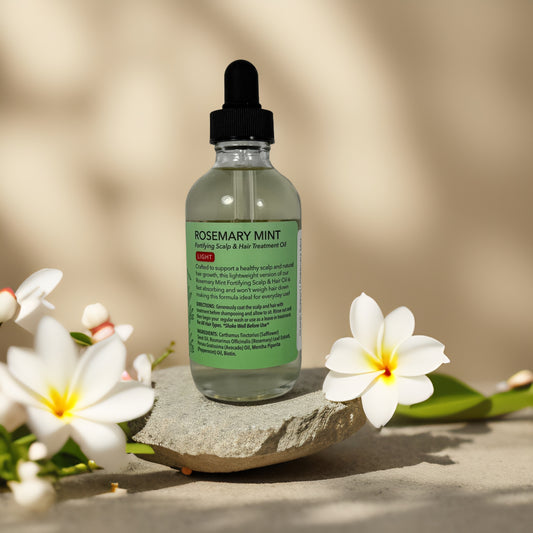 Growth Support | Rosemary Mint Scalp & Hair Oil with Biotin by Olivia Care – 4 fl oz