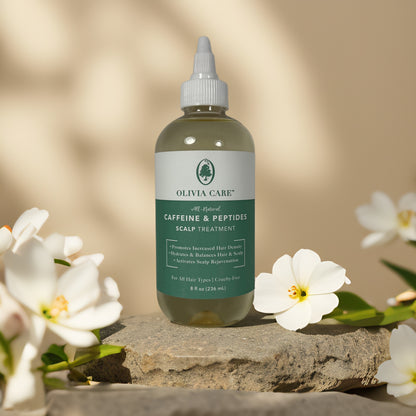 Density Boost | Caffeine & Peptides Scalp Treatment by Olivia Care – 8 fl oz