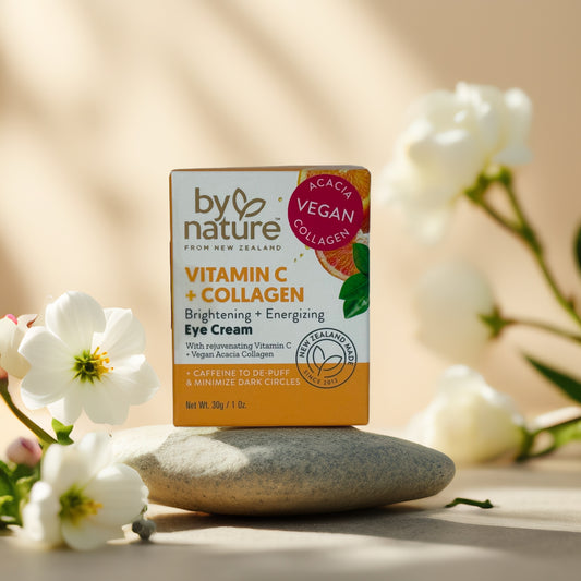 Brightening & Energizing Care | Vitamin C + Collagen Eye Cream by By Nature – 1 fl oz