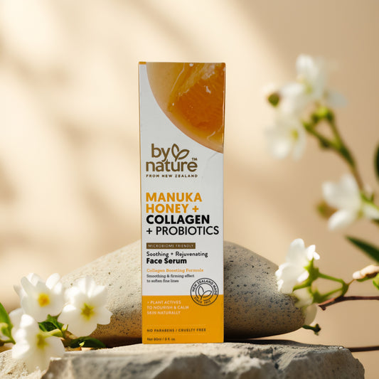 Soothing & Rejuvenating | Manuka Honey + Probiotics Serum from By Nature – 1 oz