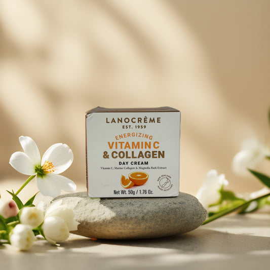 Radiance & Freshness | Vitamin C & Collagen Day Cream by Lanocrème – 1.76 oz