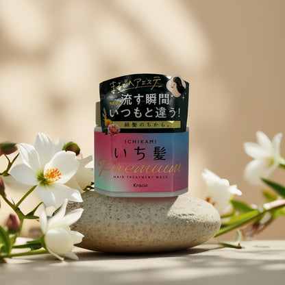 Deep Repair & Shine | Ichikami Premium Hair Treatment Mask by Kracie – 180g