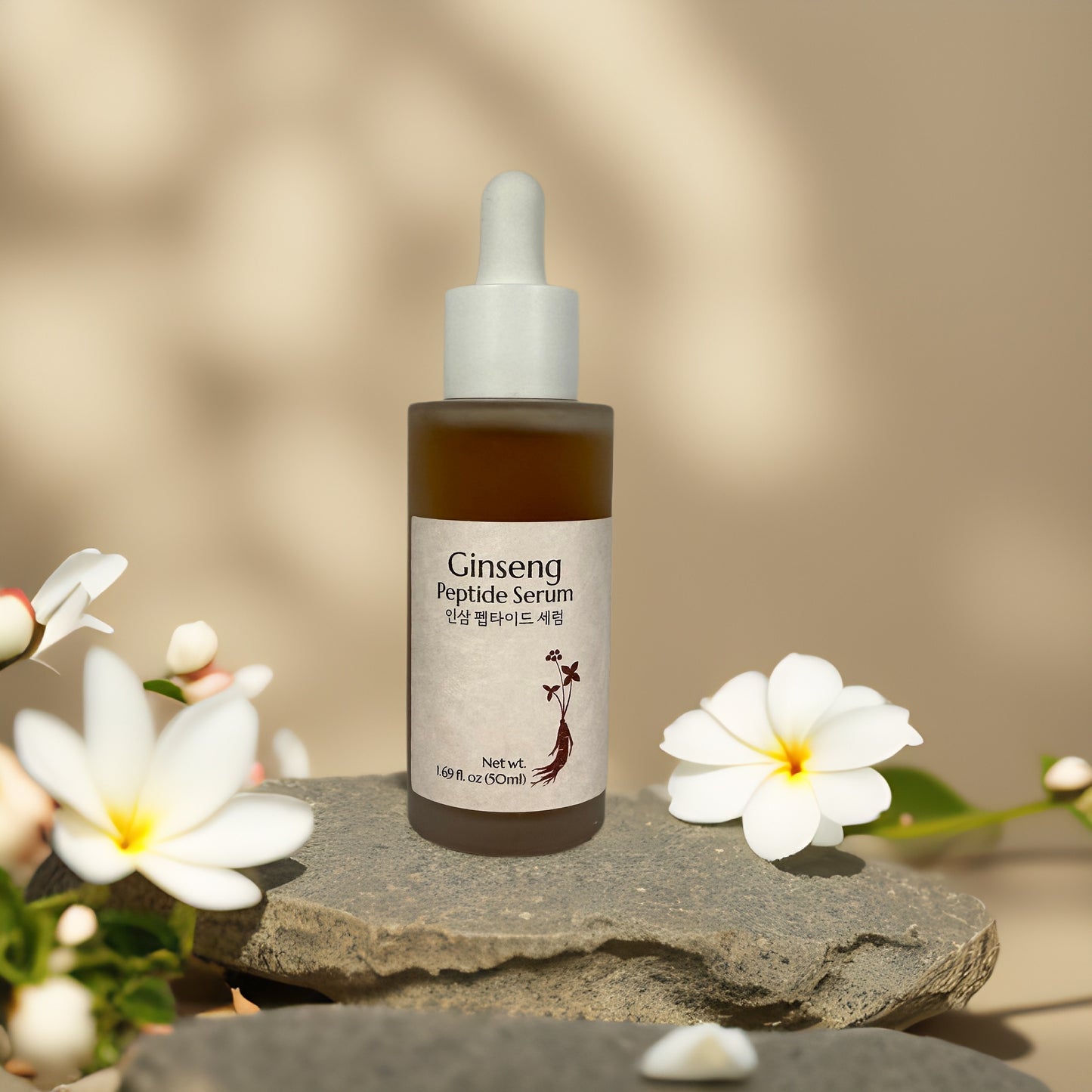 Revitalizing & Moisturizing | Ginseng Peptide Serum by GLAMFOX – 1.69 fl oz