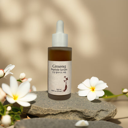 Revitalizing & Moisturizing | Ginseng Peptide Serum by GLAMFOX – 1.69 fl oz
