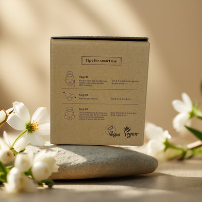 Soothes & Hydrates | Carrot Carotene Calming Water Pad by SKINFOOD – 60 Pads