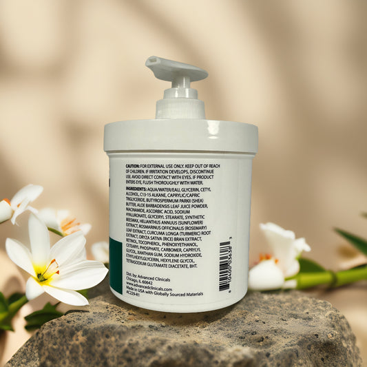 Firms & Visibly Renews | Retinol + Niacinamide Body Cream by Advanced Clinicals – 15 oz