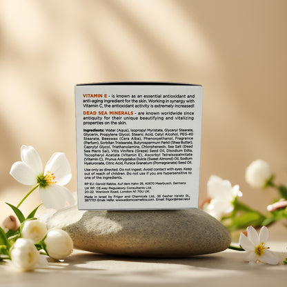 Illuminating & Smoothing | Vitamin C & HA Day Cream w/ Dead Sea Minerals – 1.7 fl oz