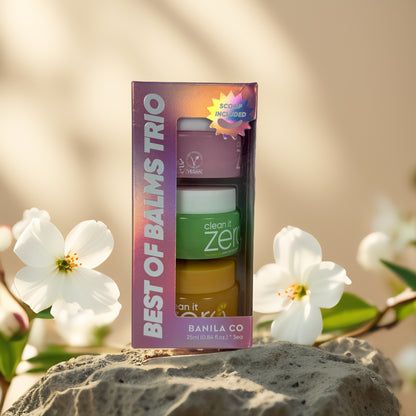 Cleanse & Brighten | Clean It Zero Balm Trio by BANILA CO – 3 x 0.84 fl oz