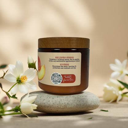 Intense Moisture & Glow | Shea Butter Peach Body Butter by Pharm & Table – 16 fl oz