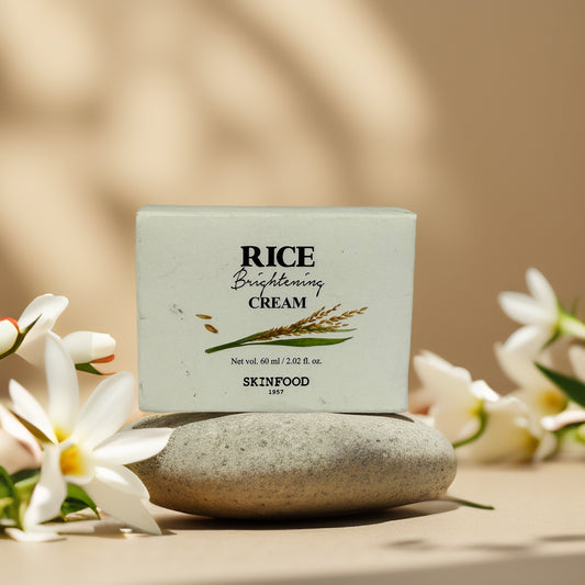 Brightening & Moisturizing | Rice Brightening Cream by SKINFOOD – 2.02 fl oz