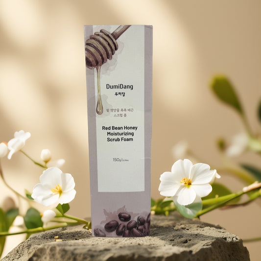 Softens & Cleanses | Red Bean Honey Scrub Foam by DumiDang – 5.29 oz